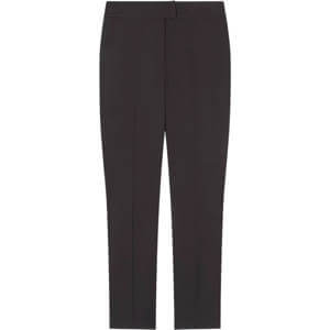 LK Bennett Esen Black Stretch Slim Square Pocket Trousers